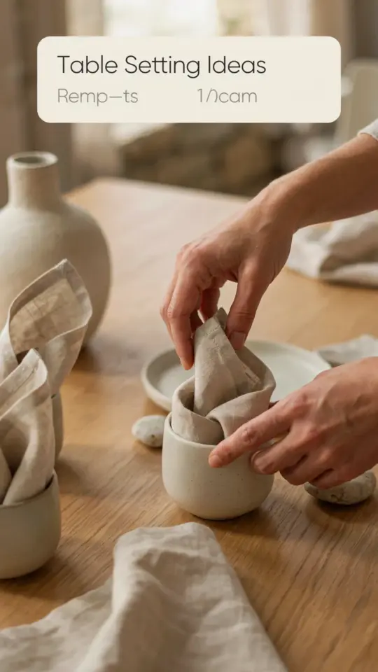 Creative Napkin Table Setting Ideas | Simple Napkin Folds for Elegant Table Decor