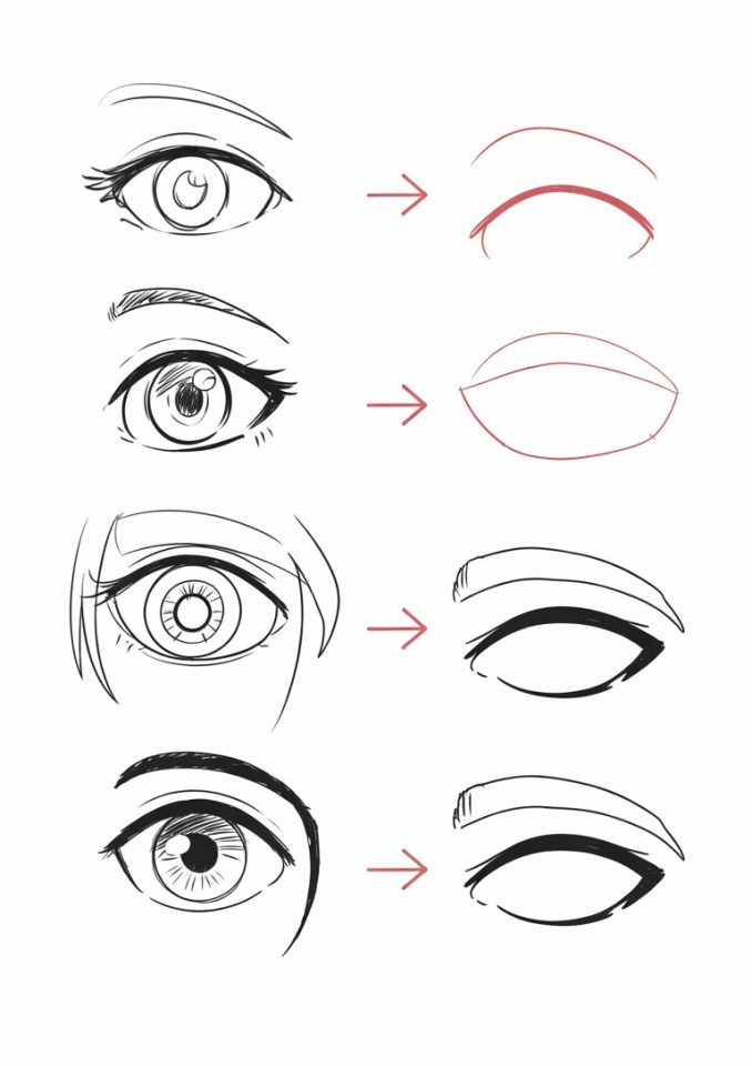 How to Draw Anime Eyes Step by Step for Beginners