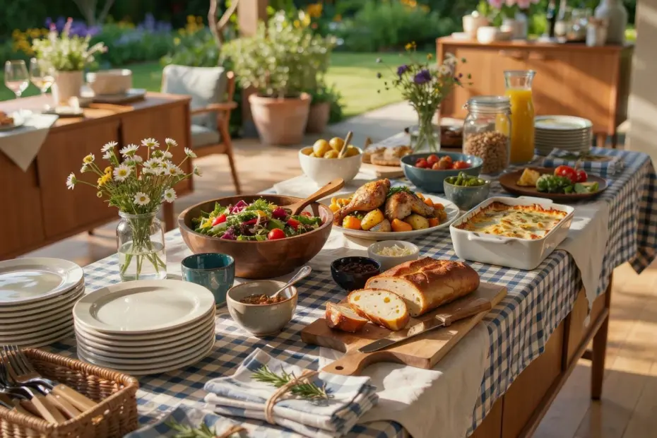 Spring Buffet Table Decor Ideas | Elegant DIY Centerpieces | Easy Brunch Party Styling