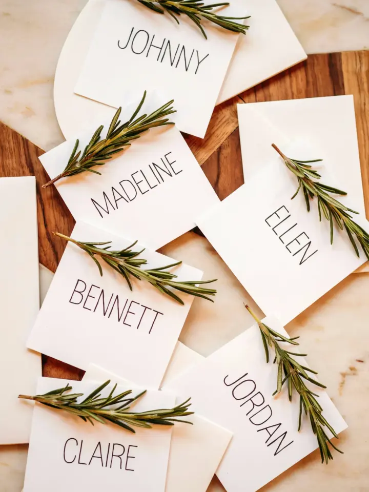DIY Place Cards for Thanksgiving Table | 30 Quick & Easy Ideas | Holiday Table Decor