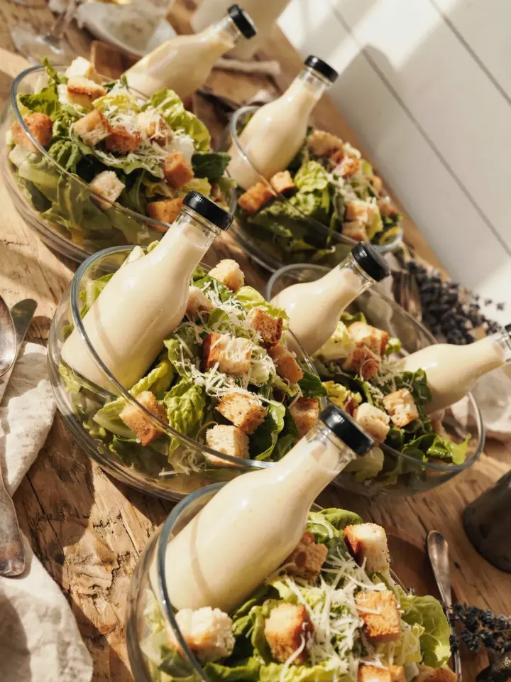 Table Setting Dinner Party Decor: Hand-Painted Stoneware Plates with a Rustic Speckled Glaze