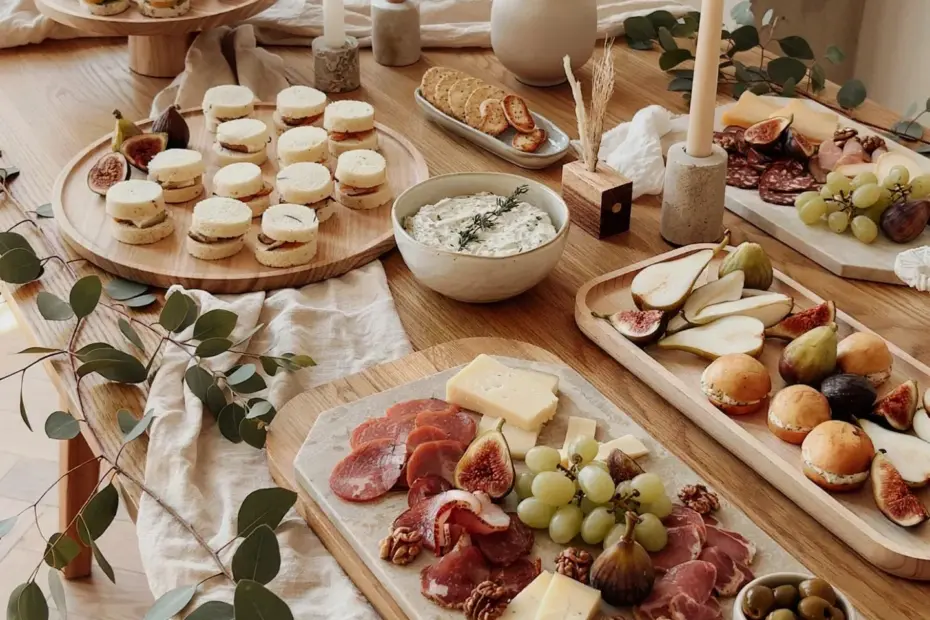 Bridal Shower Grazing Table Inspiration with Florals and Bubbly
